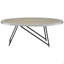 Table basse ovale