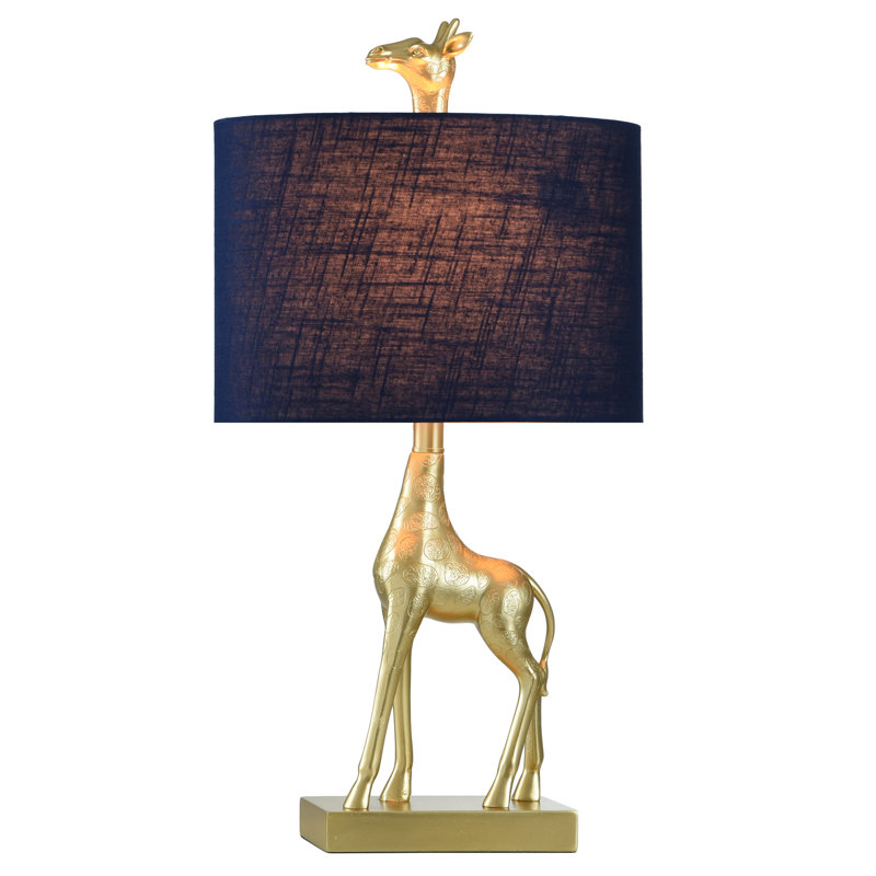 Bohrer 26.75" Golden Giraffe Table Lamp