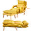 Hamall 60cm Wide Zero Gravity Recliner-465279689