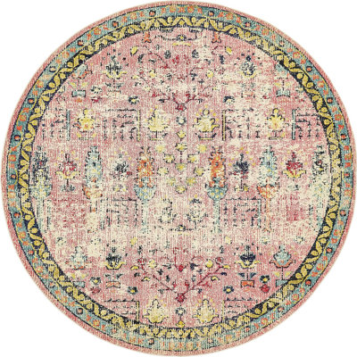 Ector Washable Abstract Indoor Rug