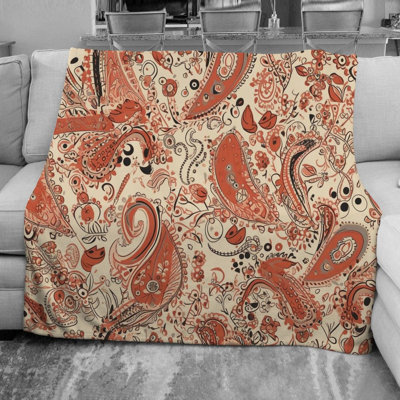 Botanical Fleece Throw