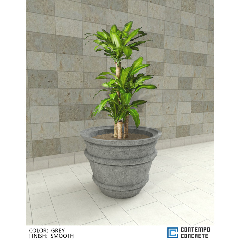 Mela Planter, Smooth Gray