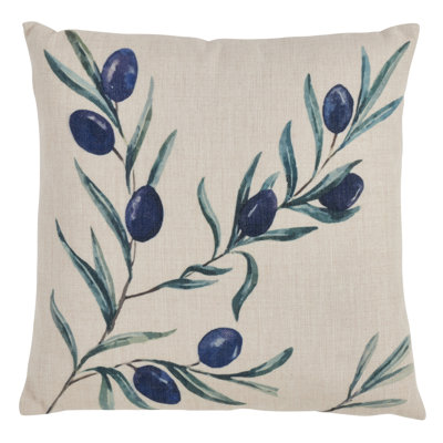 Botany Floral Reversible Throw Pillow