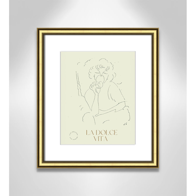 «La Dolce Vita» par Permild & Rosengreen x Léon Spilliaert, H 16,25 po x l 14,25 po x P 0,875 po