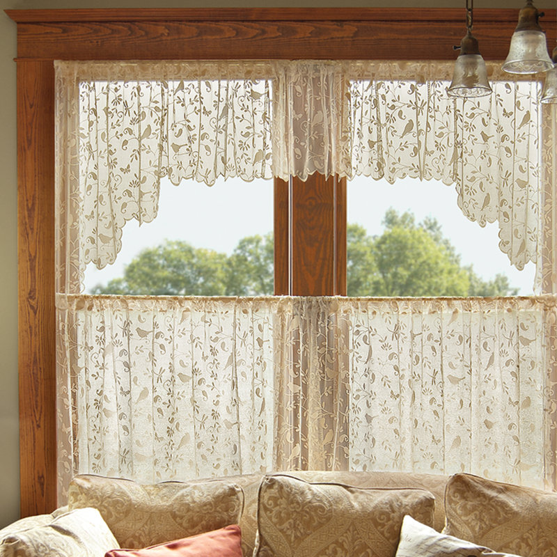 Floral Tailored Window Valance