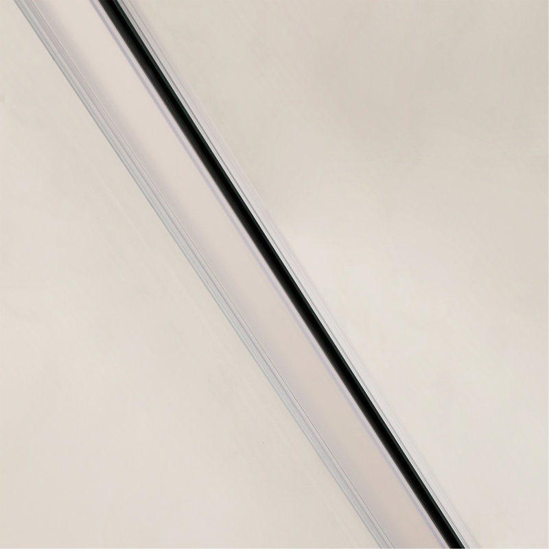 Shower Door 60" W X 72"H Single Sliding Bypass Shower Enclosure, 1/4 In. (6Mm), Nickel