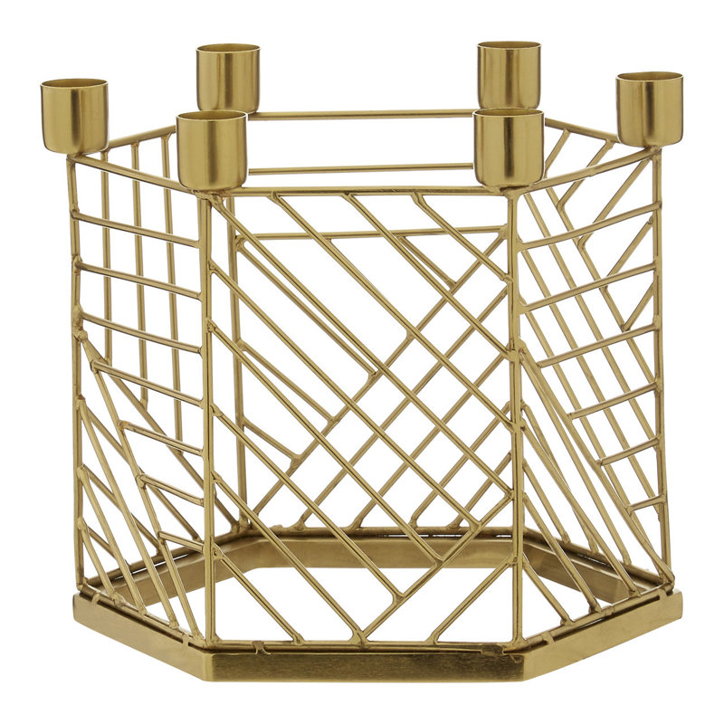 Metal Tabletop Candelabra
