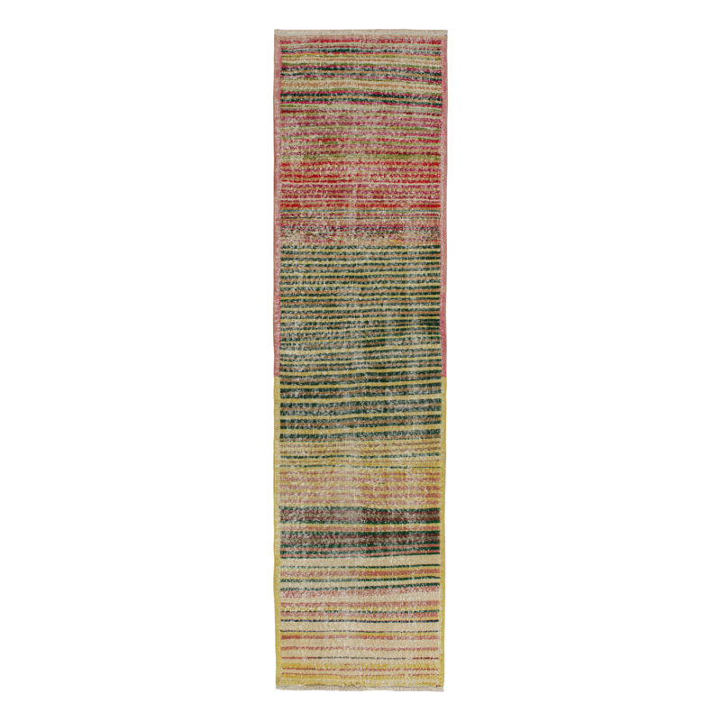 One-of-a-Kind 2'2" X 7'5" Hand Knotted Area Rug