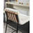 Matao White Fabric Counter Height Chair-93506486
