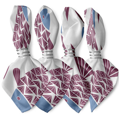 Shelva Polyester No Pattern Square Napkin