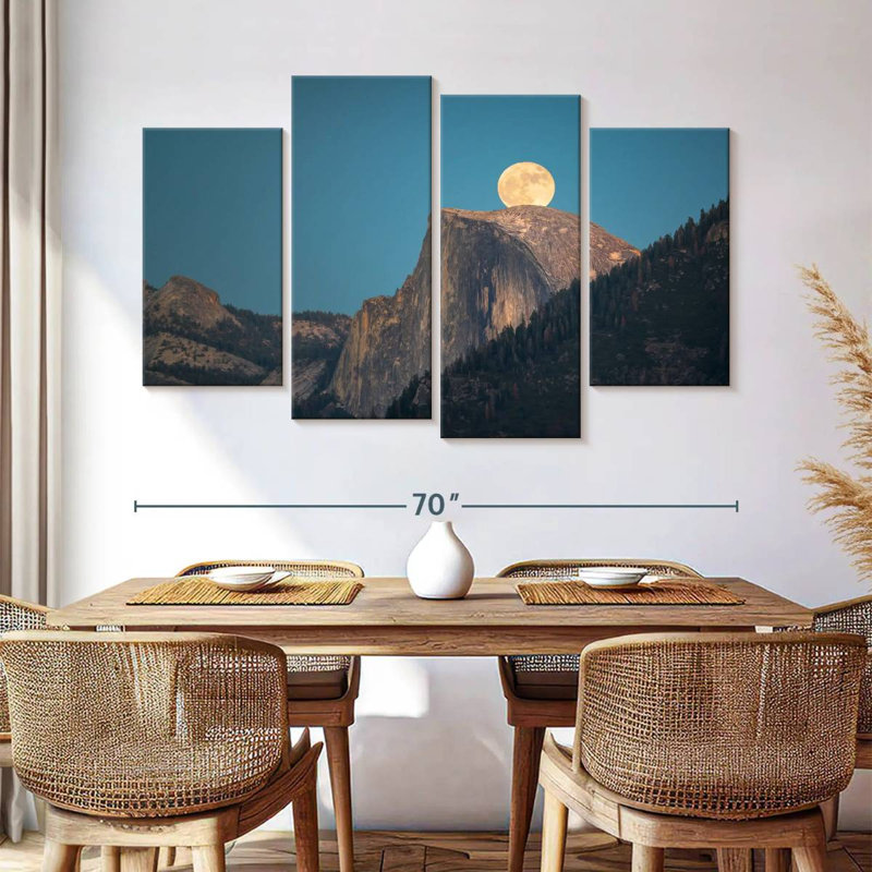 Oberle Half Dome Supermoon, 42" H x 68" W
