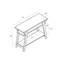 Console Wheatly de 42 po, table de couloir et table de vestibule avec 3 tablettes