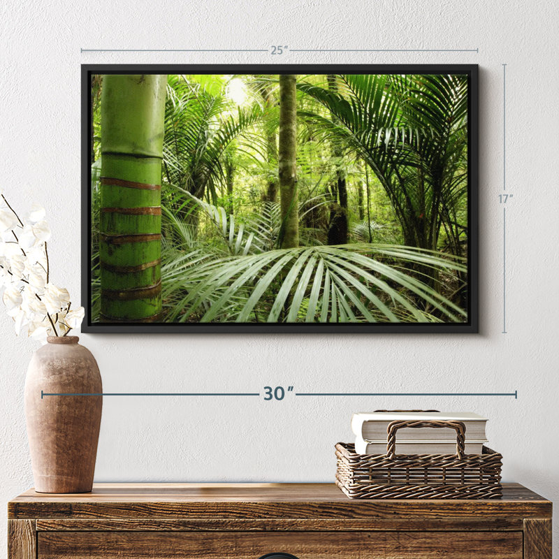 Nature «Into The Jungle», reproduction sur toile, H 17 po x l 25 po