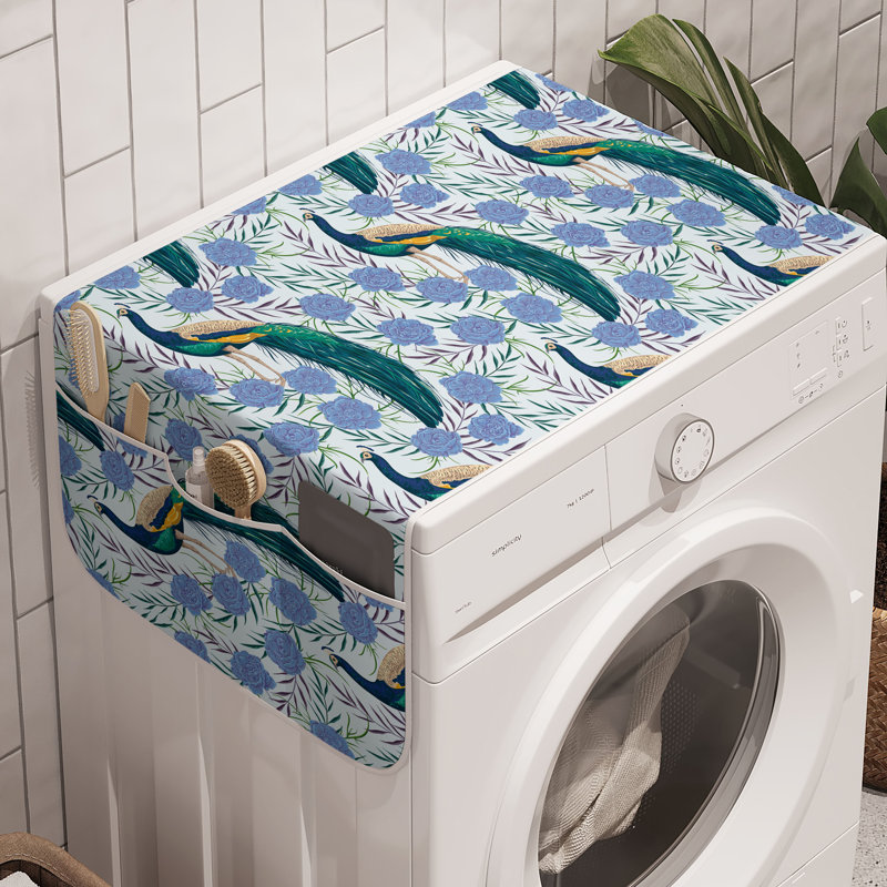 Paquet de 2 boîtes de rangement 47 po x 18,5 po Ambesonne Peacock