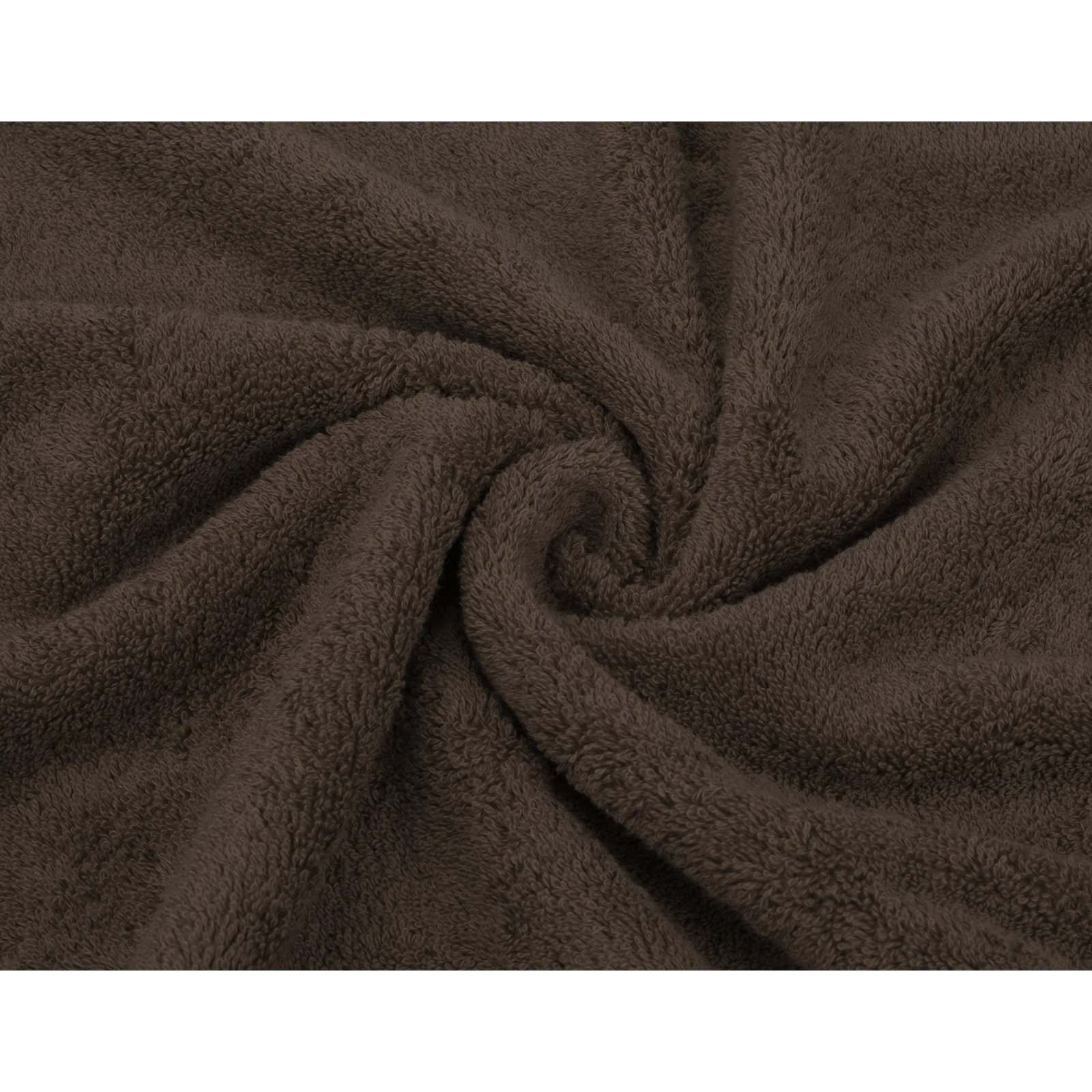 100% Cotton Premium Turkish Bath Towel Set, 6 Piece Super Soft and Absorbent Darcelle Collection, Chocolate Brown