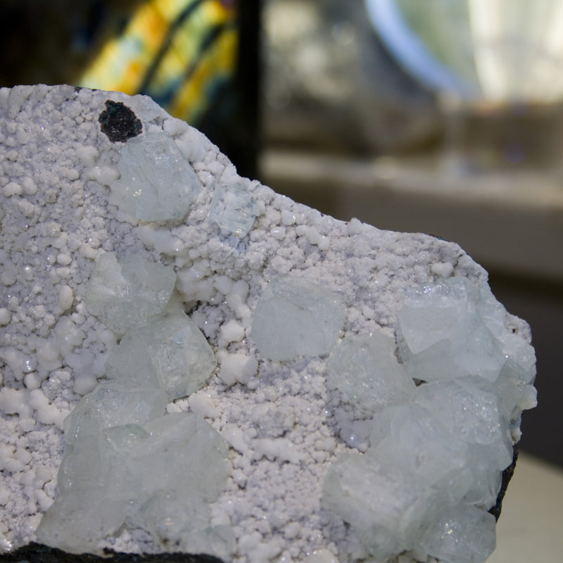 Ehudd apophyllite cristal heulandite