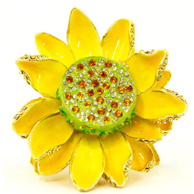 Sunflower Metal Decorative Box