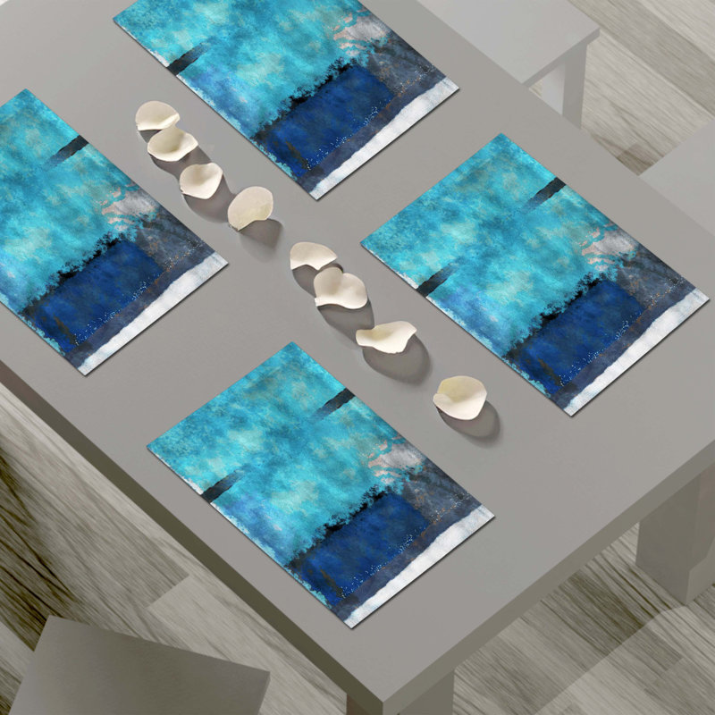 Napperon abstrait en polyester