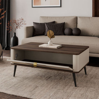 Four Leg Coffee Table with Storage