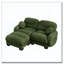 Canapé modulaire confortable en tissu de chenille plissé avec mousse ergonomique haute densité mer-1492051938
