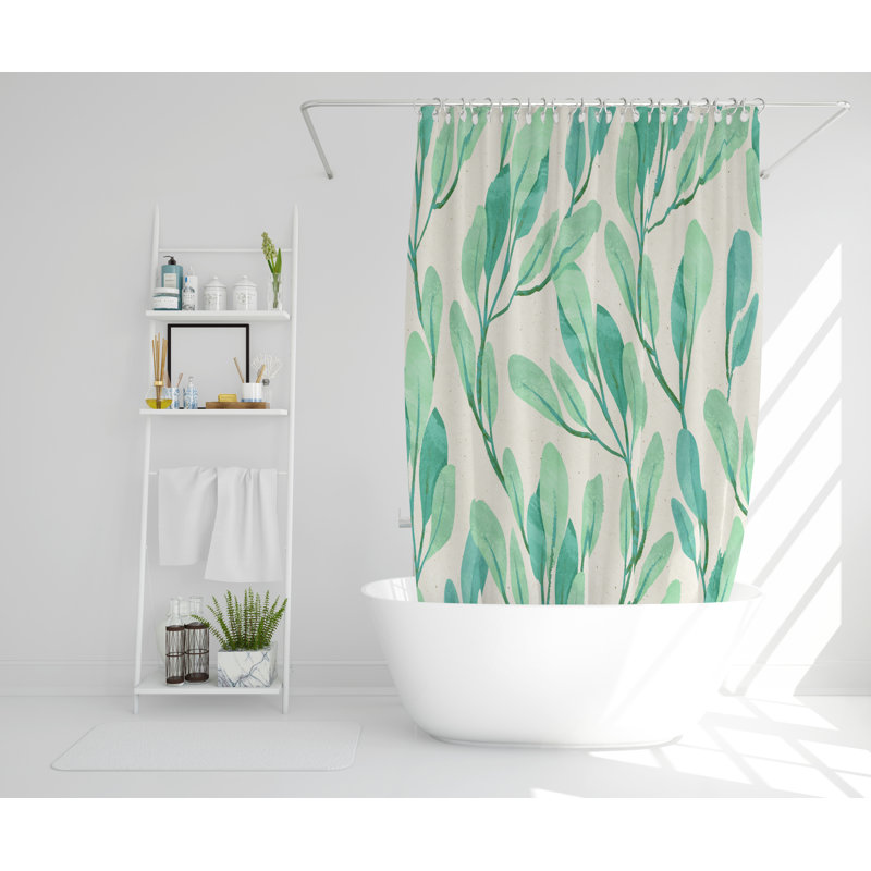 Vose Polyester Shower Curtain, 177cm H x 177cm W