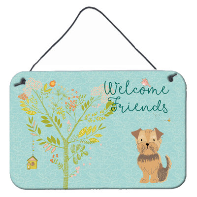 Décoration murale "welcome friends springer épagneul