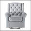 Chaise pivotante avec fauteuil oscillant