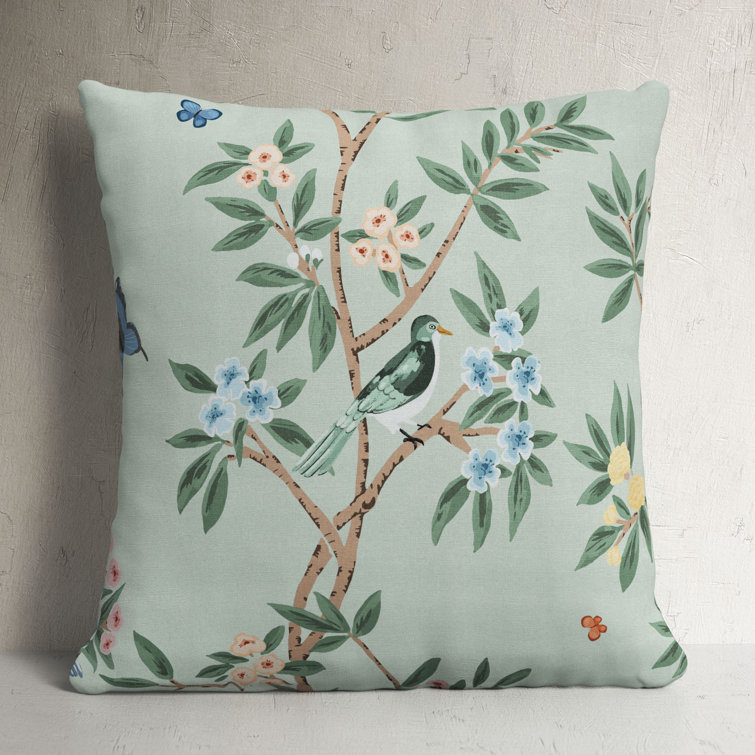 Pine Cone Hill - Jolie Embroidered White Decorative Pillow