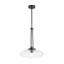 Luminaire suspendu en verre transparent à intensité variable 1 lumière pour salle à manger Levona-975549153