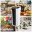 Poubelle et poubelle de recyclage en carton ondulé jetable classique classique 25 gallons Fleur (ensemble de 2)-119409364