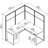 Easy Office L-Shaped Desk Cubicle - Reversible-49662975