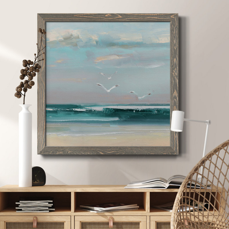 «Life Happens», art textuel sur toile, H 17 po x l 17 po x P 1,5 po, Cadre gris