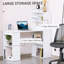 Bureau à domicile avec tablettes de rangement à 6 niveaux-676401991