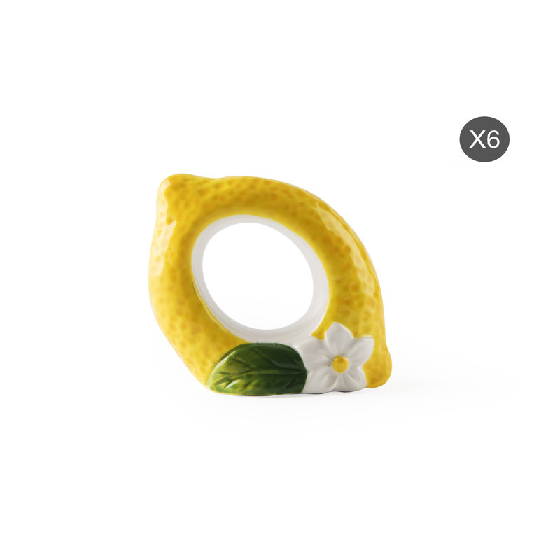 Amalfi Ceramic Napkin Ring