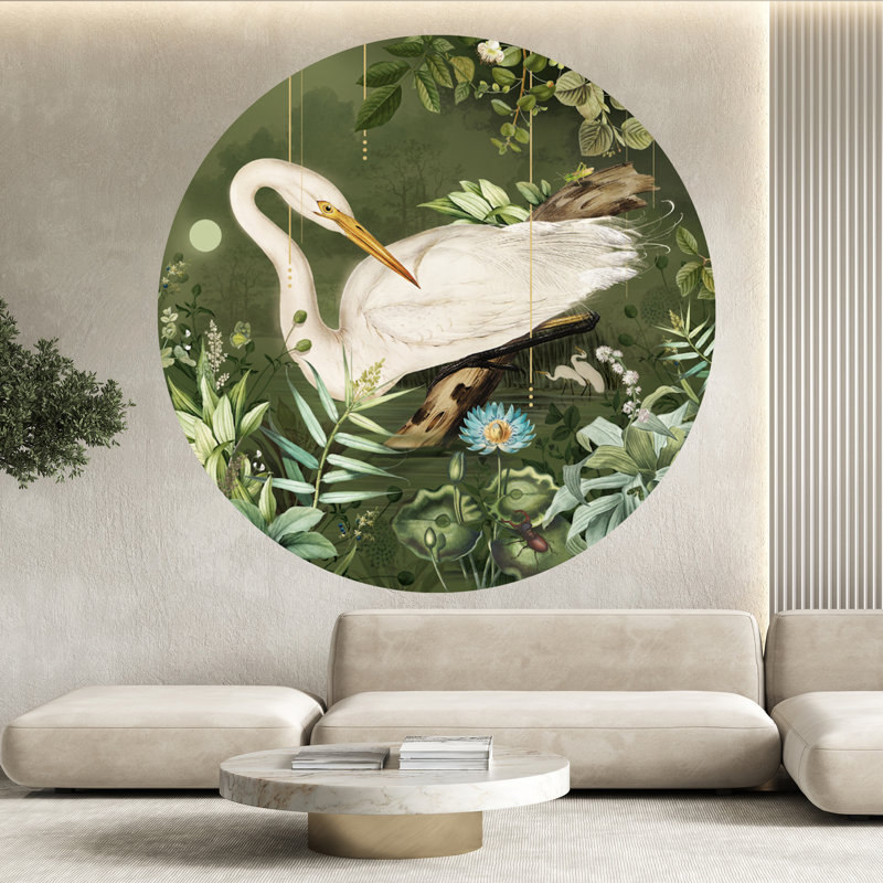 Conlley 1.18m x 1.18m Textured Matte Peel and Stick Wall Mural