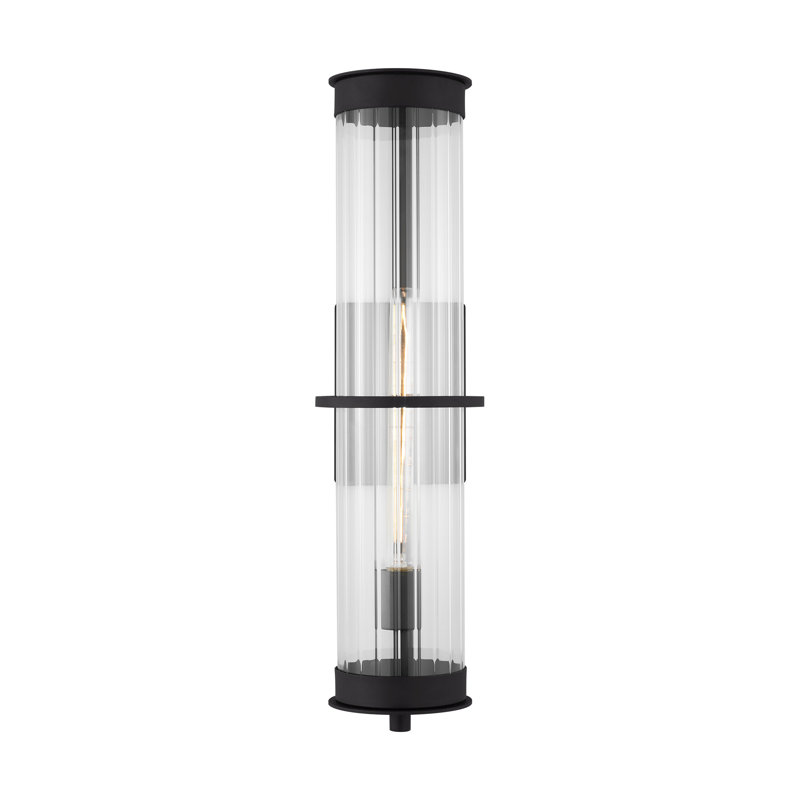 Blesse Wall Light, Black, 24" H x 6.13" W x 6.13" D