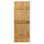 Rustic Oak Ledged Solid Internal Door Unfinished-20632796