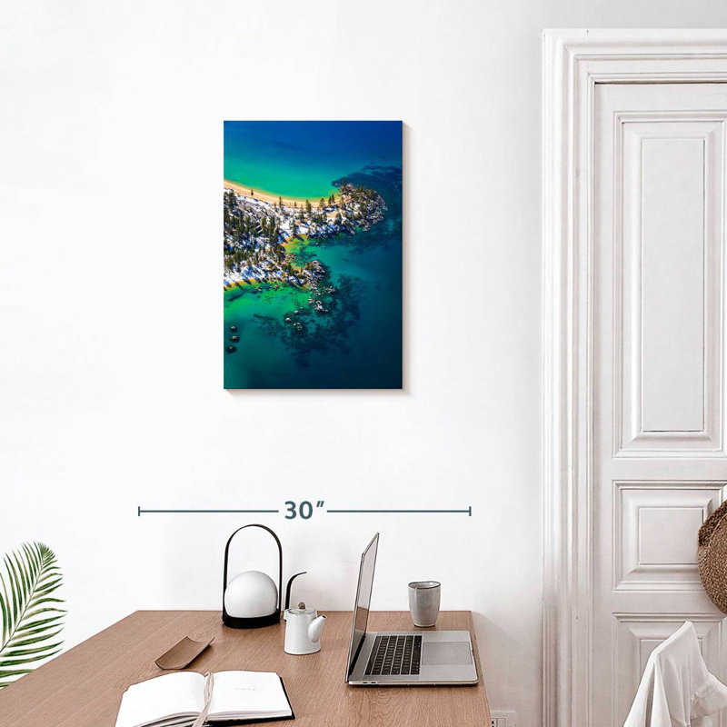 Alvord Lake Tahoe d'en haut, H 24 po x l 16 po