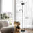 71'' Torchiere Uplight Floor Lamp with Reading Light