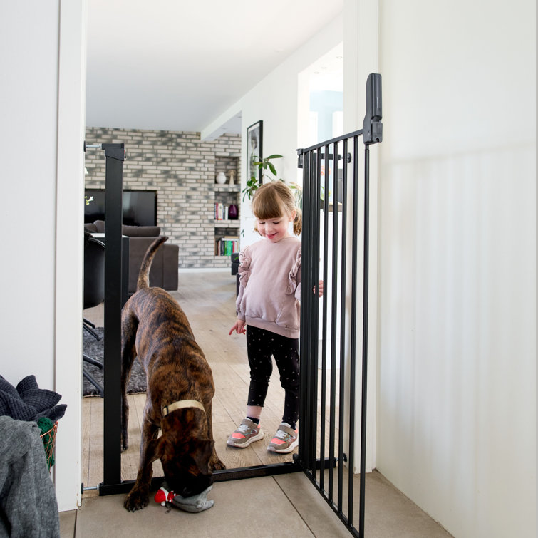 Extension Kit for DogSpace Rocky Extra Tall Pet Gate, Black