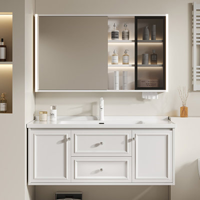 Gentle French style bathroom cabinet