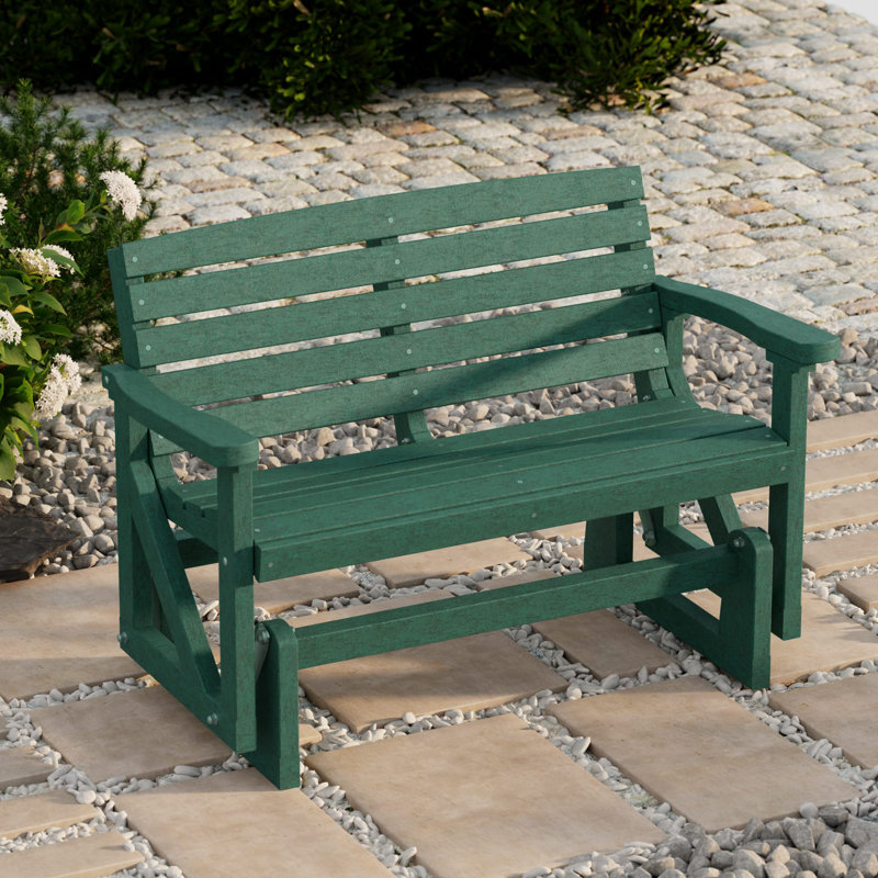 Fauteuil oscillant classique double, Vert pelouse