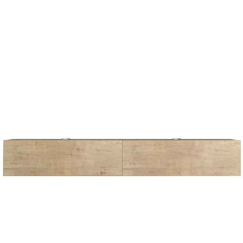 Modular Box Floating Tv Stand, Natural
