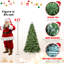 Arbre de Noël en PVC pré-éclairé avec 300 lumières UL-854142799