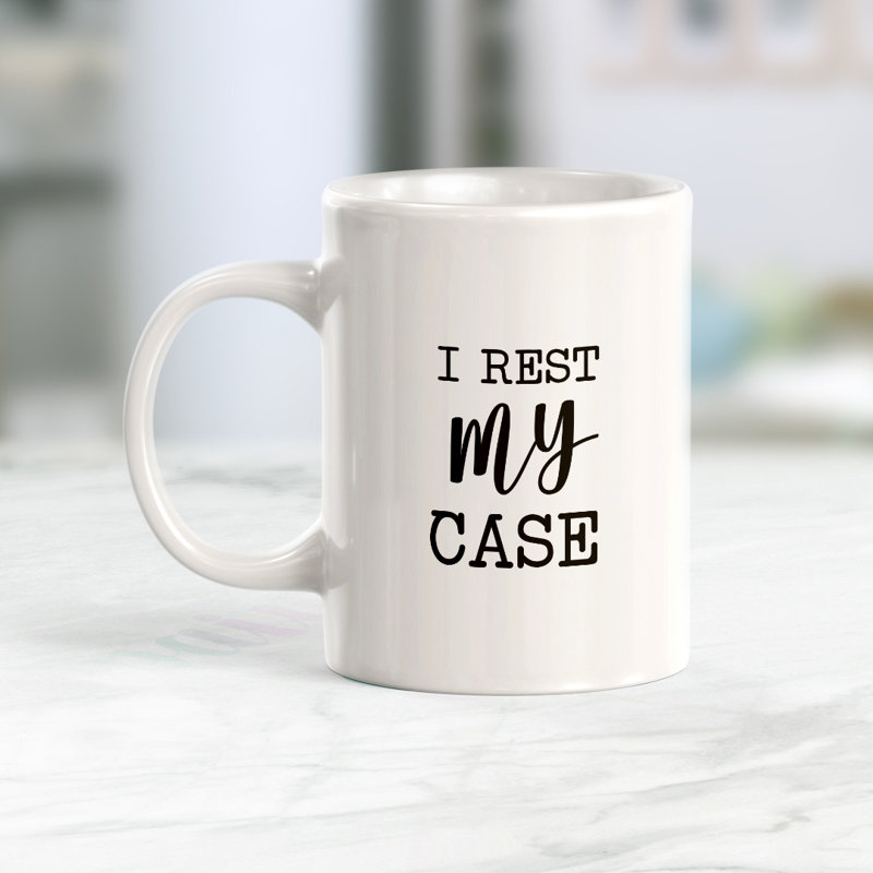 Tasse à café KiraI Rest My Case, Ensemble de verres à lait, Plastique polypropylène