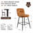 Pelayo Upholstered Leather Bar & Counter Stool-92422262-92424215