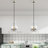 Averly 1 - Light Brushed Nickel Pendant