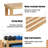 Wood Shoe Storage Bench with Seating, Entryway Organizer, Sturdy Construction for Hallway, Natural-418553464