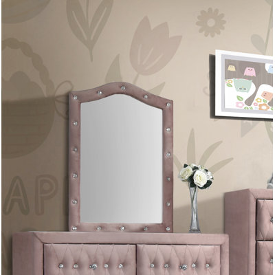 Humphery Wood Flat Wall Mirror