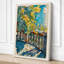 Sunlit Balcony Garden Coastal - Wrapped Canvas-1689094553-1689094552